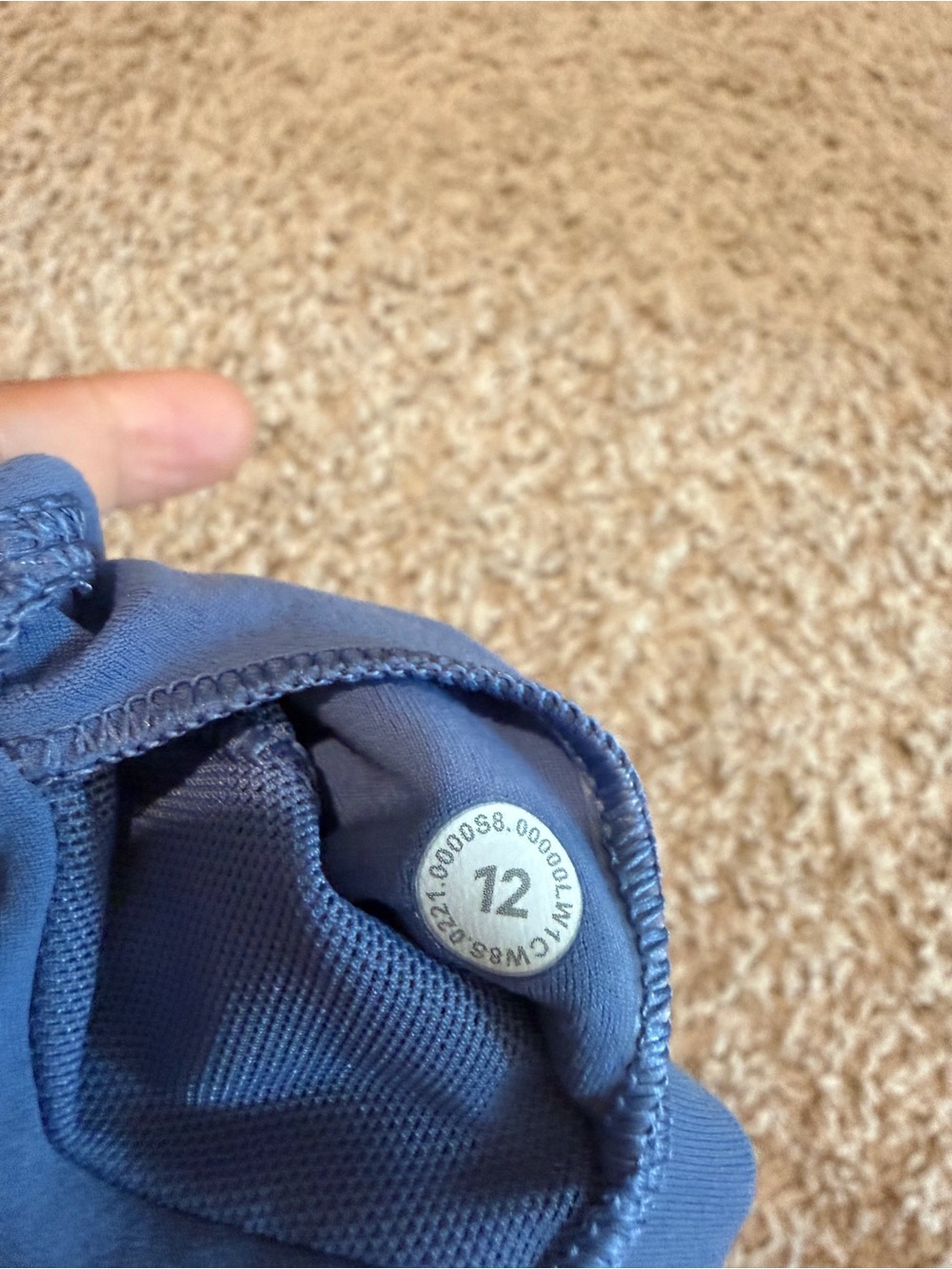Lululemon Blue Align Tank - Size 12 - Picture 3 of 3